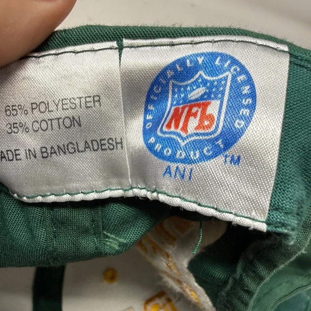 Vintage Green Bay Packers Snapback Hat NFL ANI Green Gold Embroidered Cap Mens